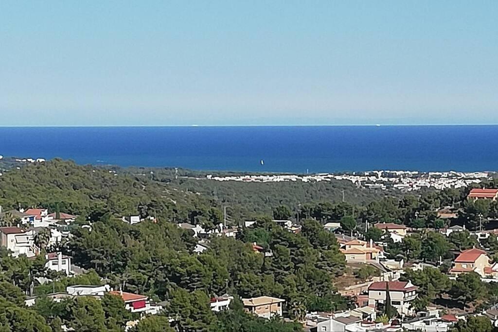 Mas Del Vent- Barbacoa, Jardin, Piscina Privada Y Vistas A Mar Βίλα Cunit Εξωτερικό φωτογραφία
